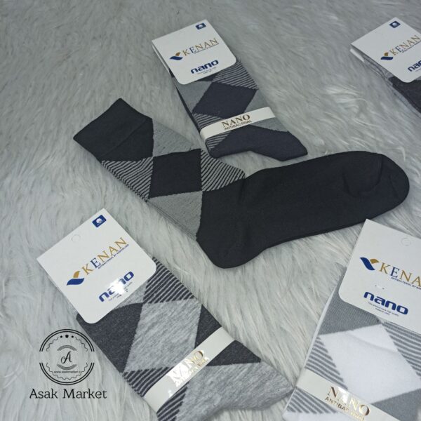 جوراب KENAN مردانه ساقدار جعبه ای طرح 6 - Image 2