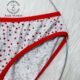 ست ژوبین نخی طرح قلب قرمز 75_90 - Image 4