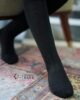 جوراب شلواری روناک طرح برجسته قلب سایز 7تا10 مشکی