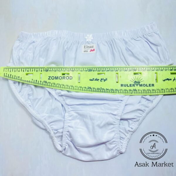 شورت الناز نخی سفید تک اعلا 4XL - Image 3
