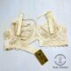 ست الناز هارنس دار  طرح طاووس کرم  75-90 - Image 2