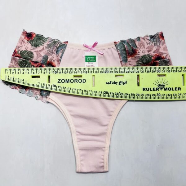 شورت یاشیل زنانه فانتزی بغل تور 2XL - Image 3