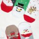 جوراب زنانه برند Little Gift طرح کریسمس ( 12 عددی ) - Image 2