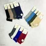 جوراب بچه گانه مچی 3 سایز برند روناک ( 12 عددی )
