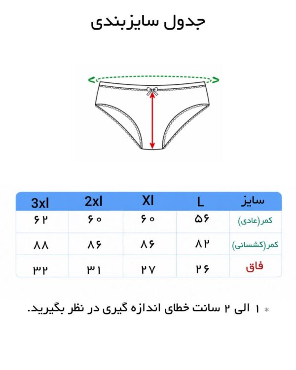 شورت زنانه جعبه ای برند الناز ( 12 عددی ) - Image 5