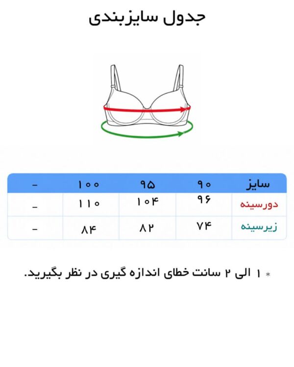 سوتین زنانه پلنگی برند MR آیسا - Image 5