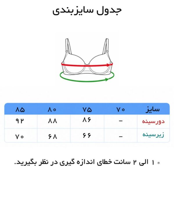 سوتین زنانه چهار بند برند گلستان ( 12 عددی ) - تصویر 5