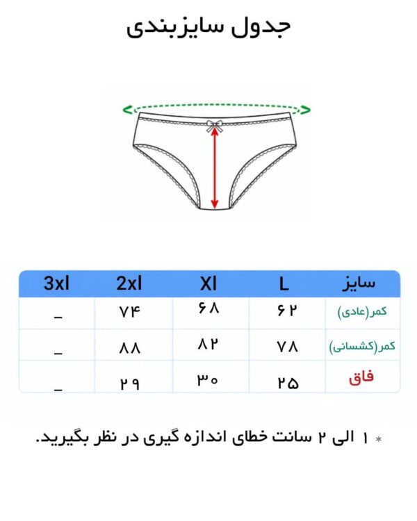شورت زنانه کش کلوین برند گلریز ( 12 عددی ) - Image 6
