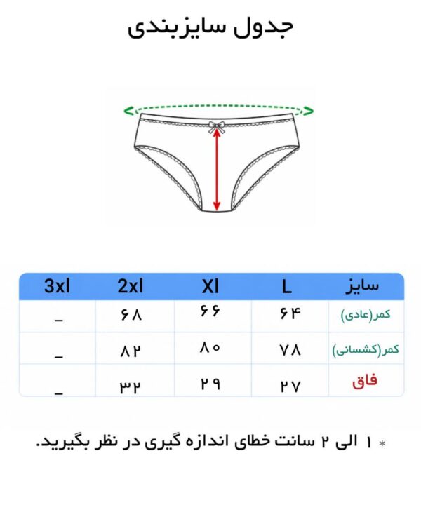 شورت زنانه پلنگی برند گلریز ( 12 عددی ) - Image 5